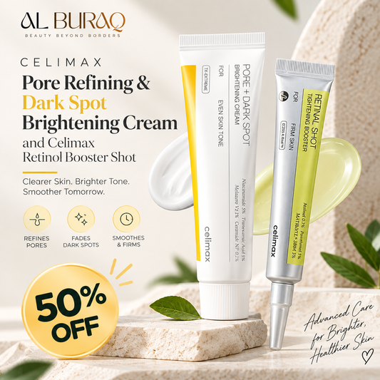 CELIMAX Pore Refining &amp; Dark Spot Brightening + Retinol Shot Tightening Booster