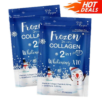 Frozen Collagen Plus+ 2-in-1 Whitening X10 – 60 Capsules