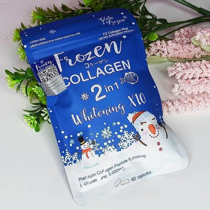 Frozen Collagen Plus+ 2-in-1 Whitening X10 – 60 Capsules