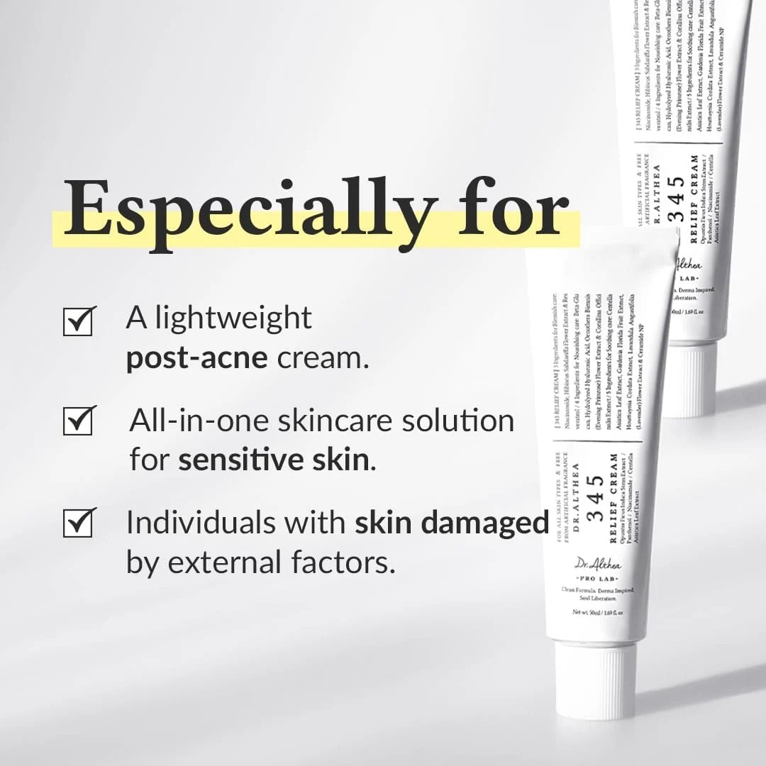 Dr. Althea 345 Skincare Duo – 345 Relief Serum + 345 Relief Cream | Best Combo