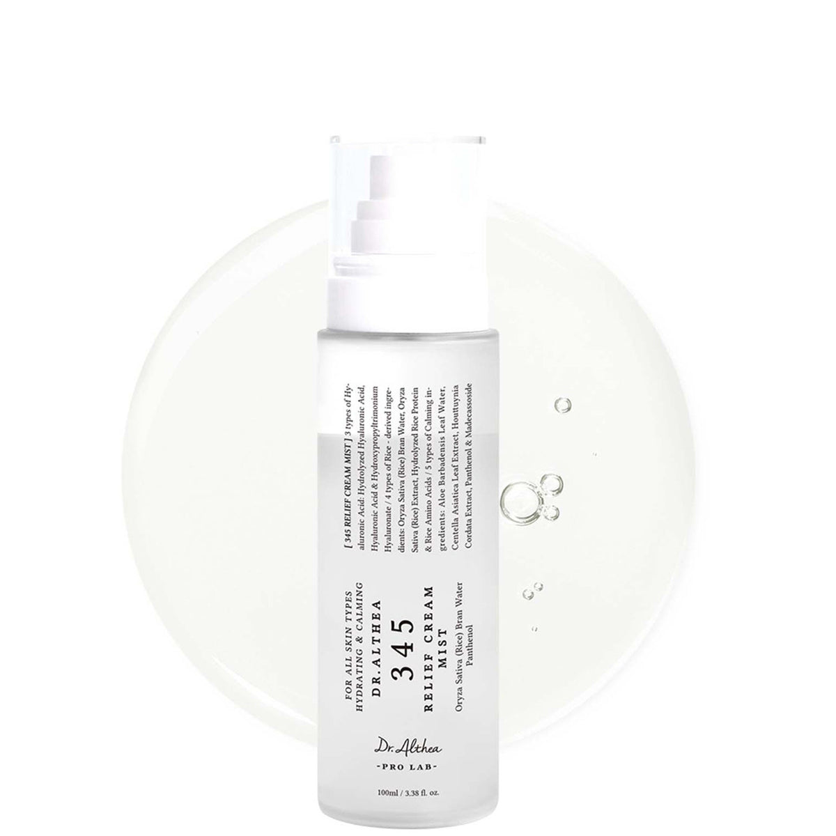 Dr. Althea 345 Relief Cream Mist 60ml | Soothing & Hydrating Face Mist for Sensitive Skin