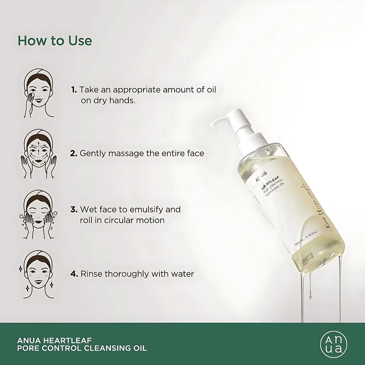 Anua Heartleaf Pore Control Cleansing Oil (200 ml)