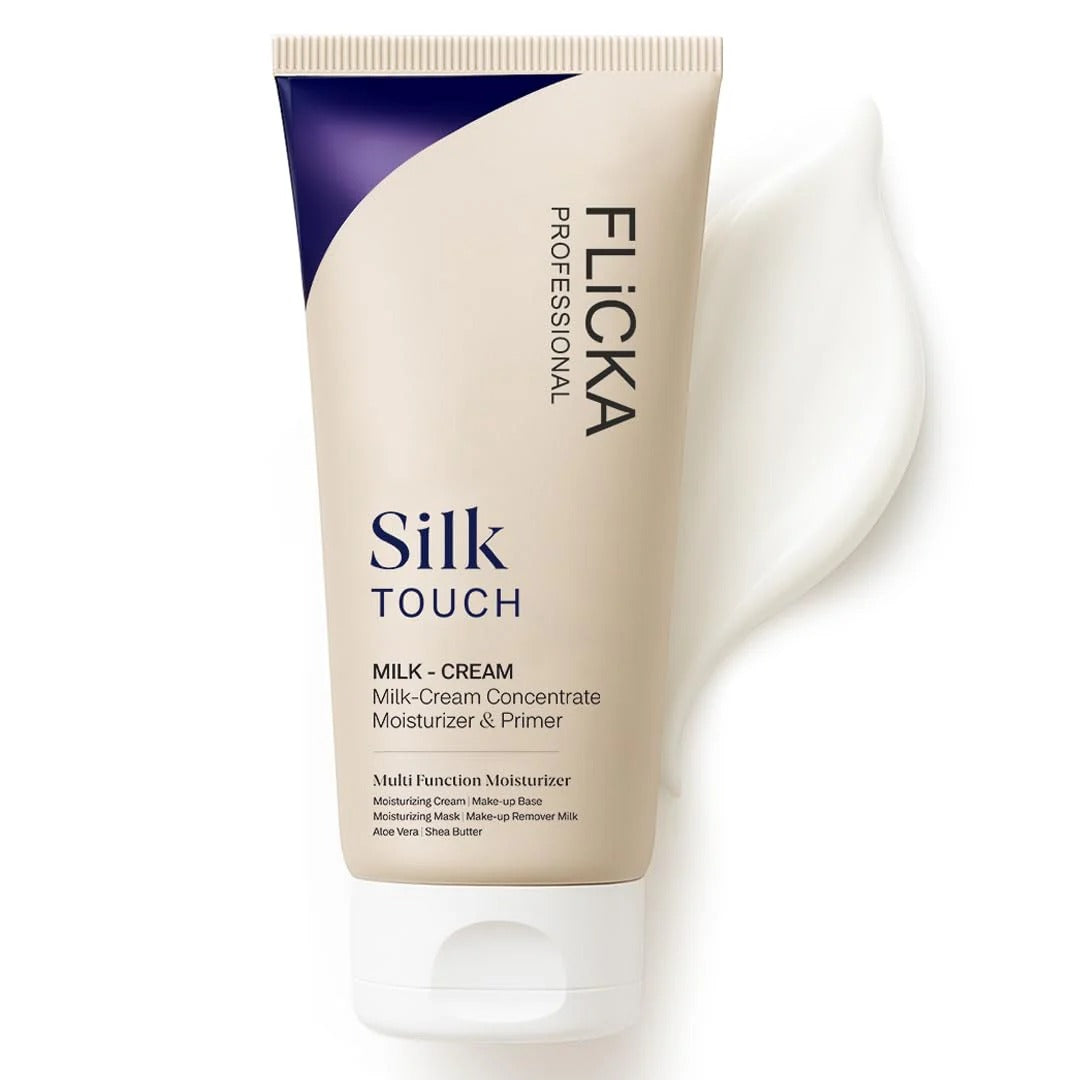 Flicka Silk Touch 3-in-1 Face Moisturizer & Primer | Hydrating, Lightweight, Pore-Minimizing