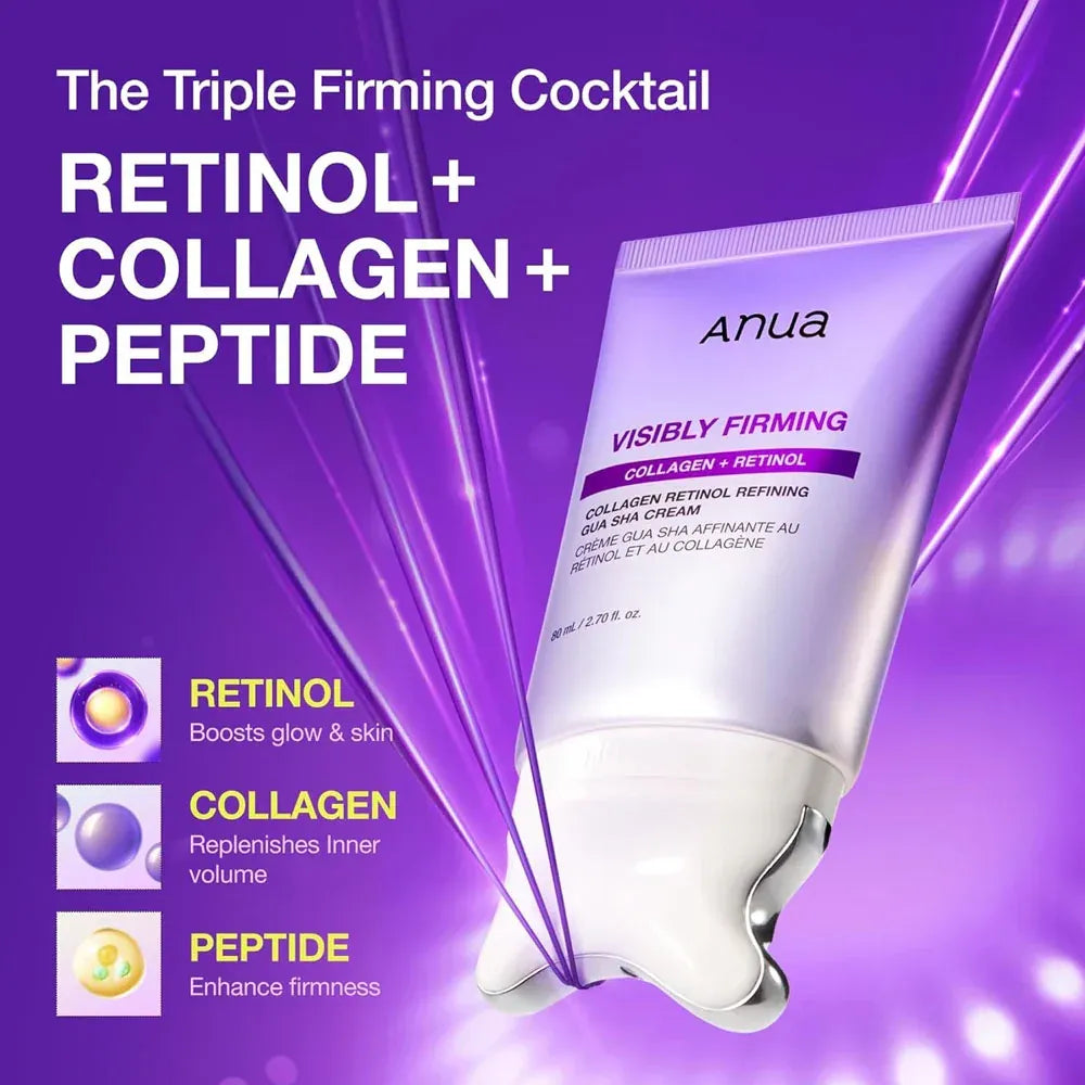 Anua - Visibly Firming Collagen Retinol Refining Gua Sha Cream 80ml