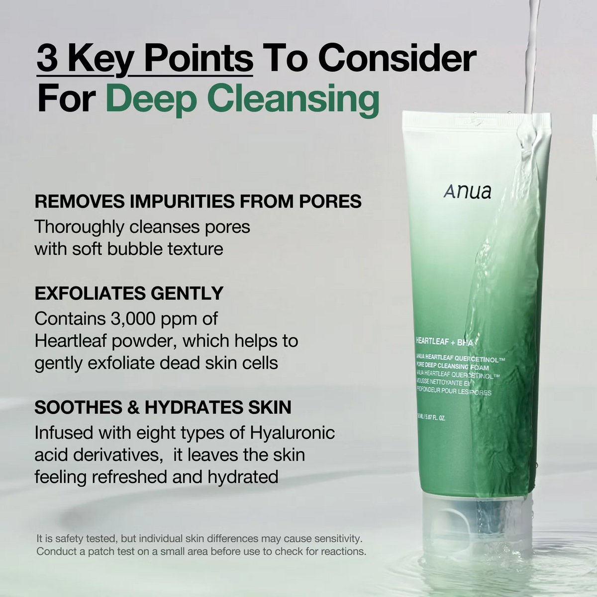 Anua Heartleaf Quercetinol Pore Deep Cleansing Foam (200 ml)