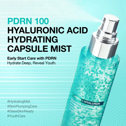 ANUA PDRN Hydration & Glow Duo ( PDRN Hyaluronic Acid Hydrating Capsule Mist +) PDRN Hyaluronic Acid 100 Moisture Cream
