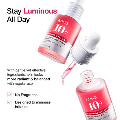 Anua Niacinamide 10% + TXA 4% Serum (30 ml)