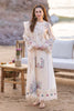 Qalamkar Luxury Embroidered Lawn 3pc with Embroidered Slub Net Dupatta - GA1858