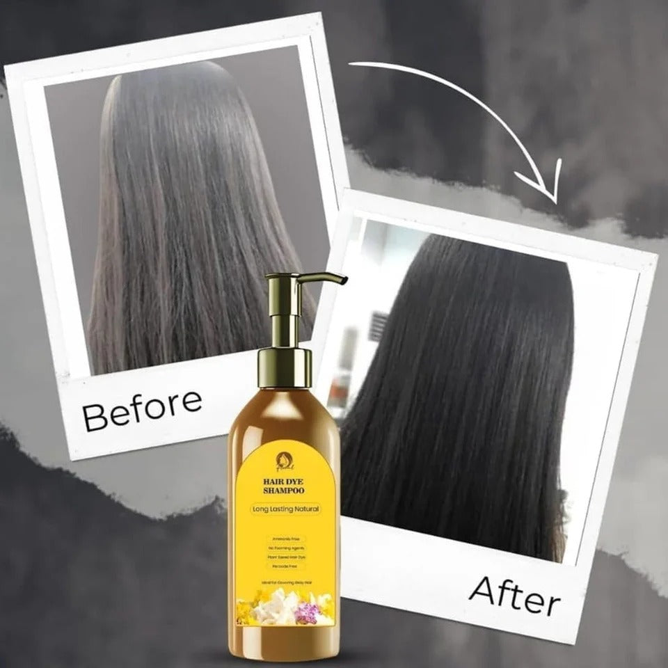 Hair Dye Shampoo | Buy One Get One FREE ~ Long-Lasting Natural Hair Dye Shampoo for Men &amp; Women