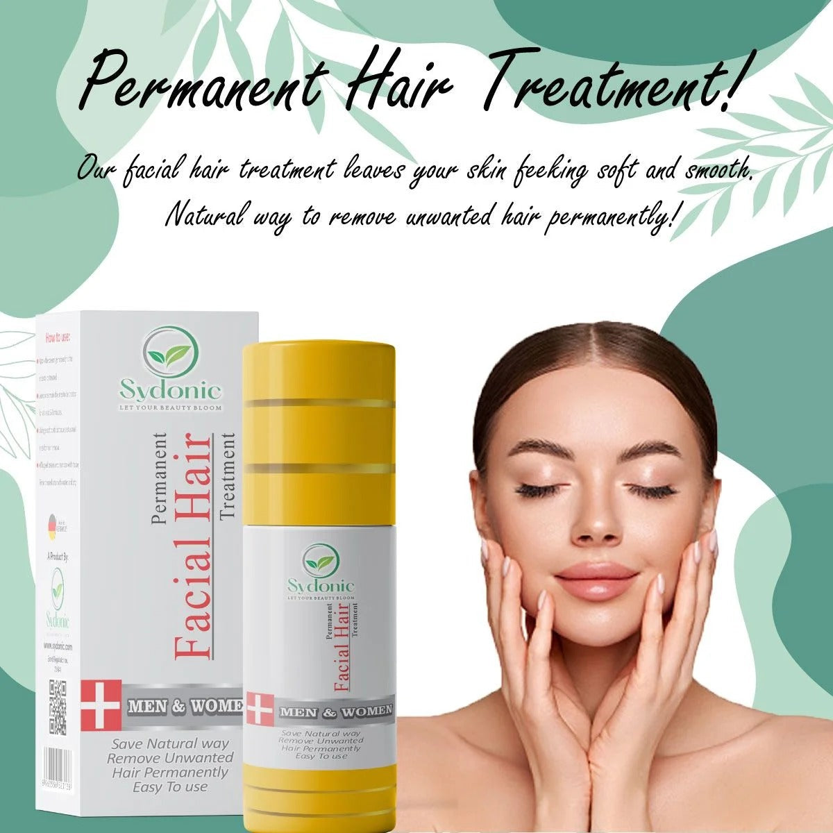 Sydonic Permanent Hair Removal Cream For Men and Women 70g -  Buy One Get One FREE