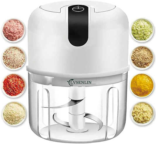 Electric Mini Food Chopper | Portable USB Rechargeable Small Food Processor