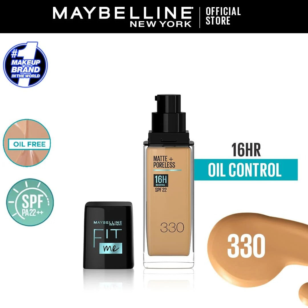 Maybelline New York Matte ~ Poreless SPF 22 Foundation | 30ml