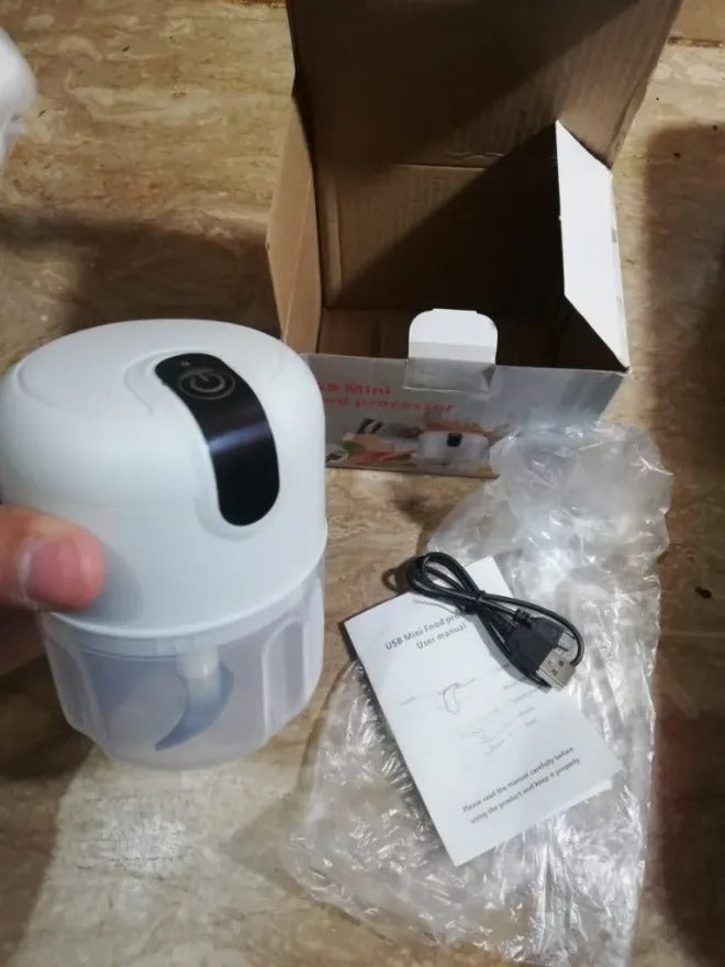 Electric Mini Food Chopper | Portable USB Rechargeable Small Food Processor