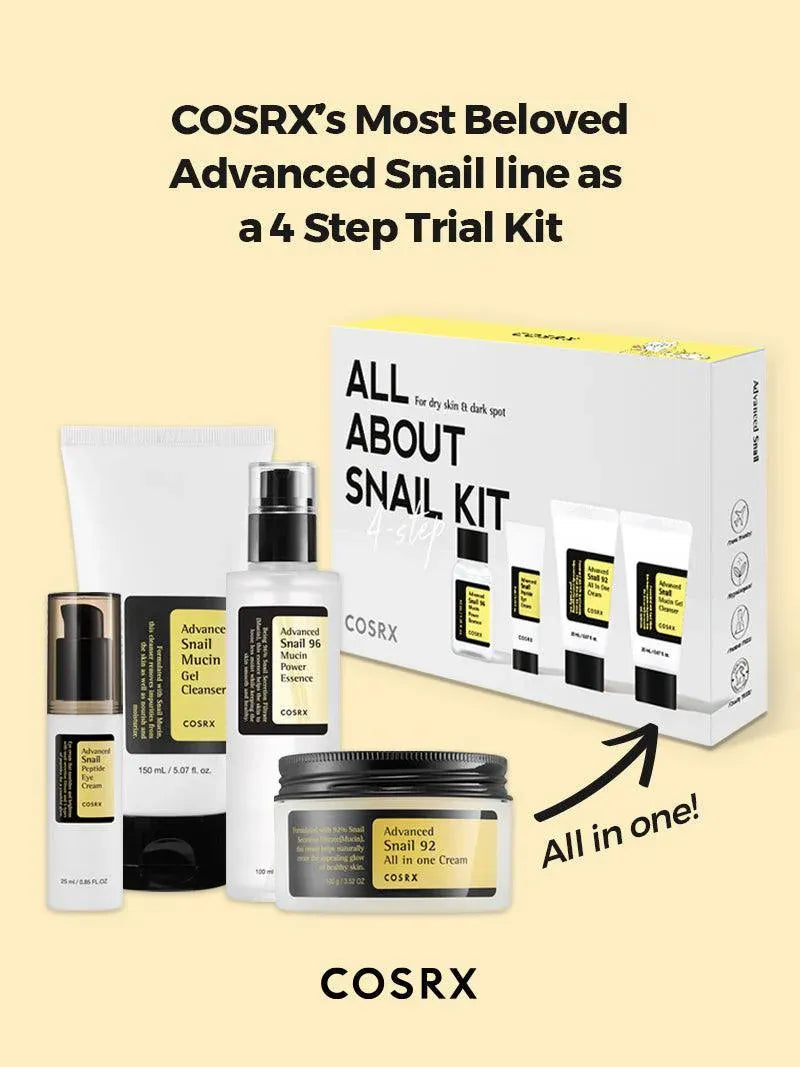 Cosrx Snail Skin Care Set – 4 Pieces