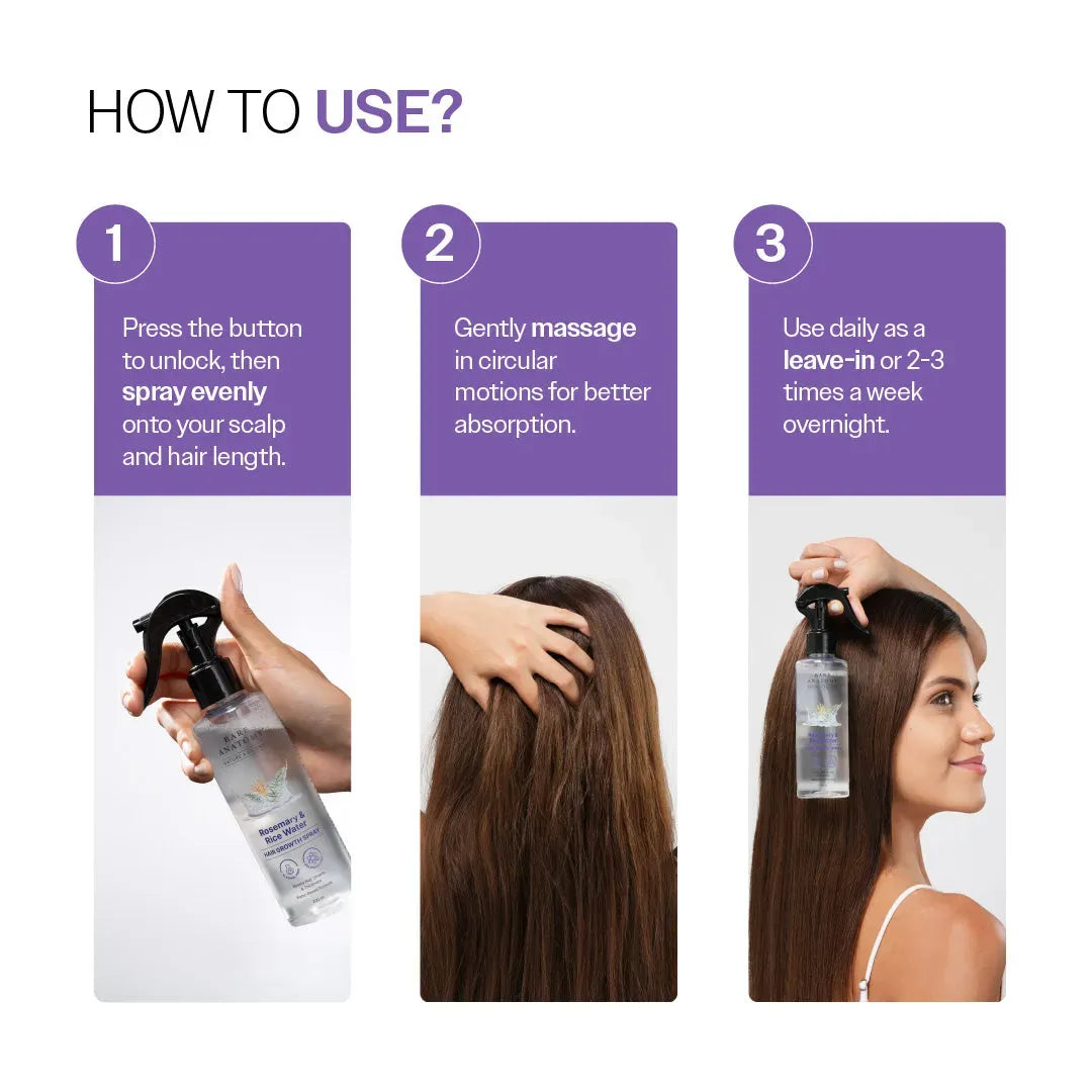Rosemary & Rice Water Hair Growth Spray - Buy 1 Get 1 FREE