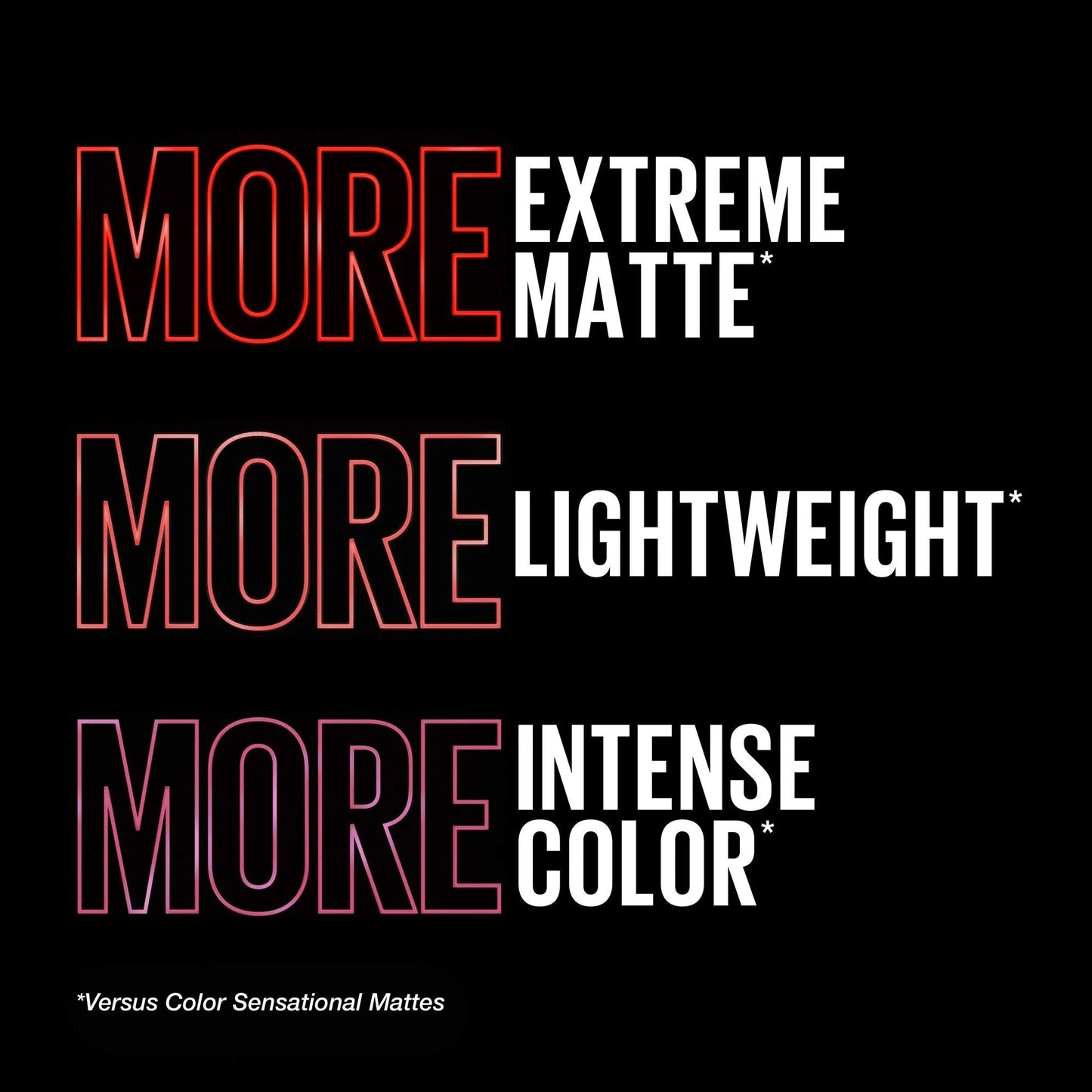 Maybelline New York Color Sensational Ultimatte Matte Lipstick, Non-Drying, Intense Color Pigment, More Ruby, Ruby Red, 0.06 oz