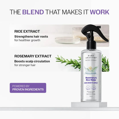 Rosemary & Rice Water Hair Growth Spray - Buy 1 Get 1 FREE