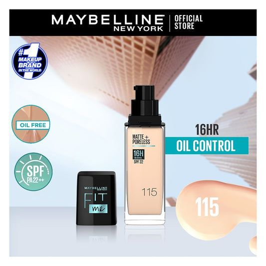 Maybelline New York Matte ~ Poreless SPF 22 Foundation | 30ml