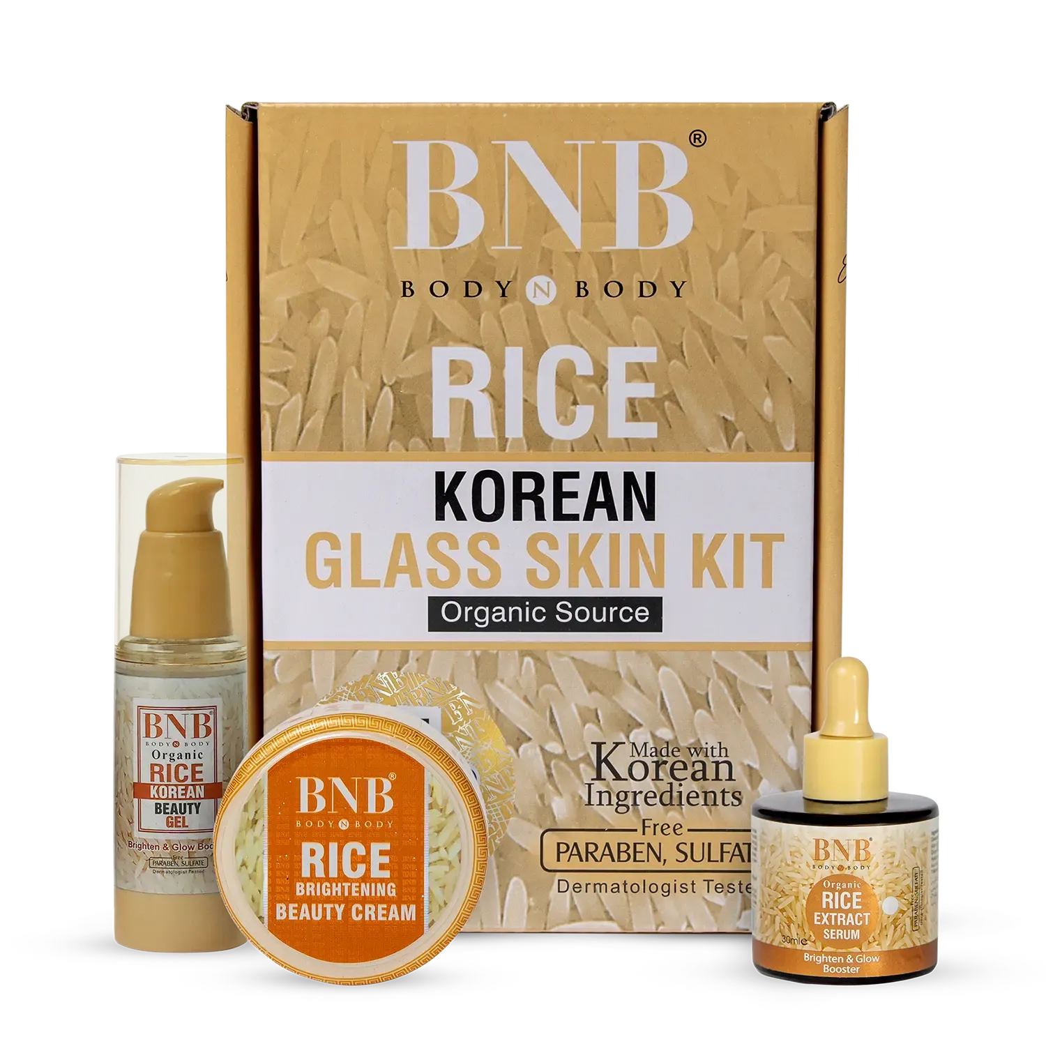 Rice Korean Glass Skin Kit