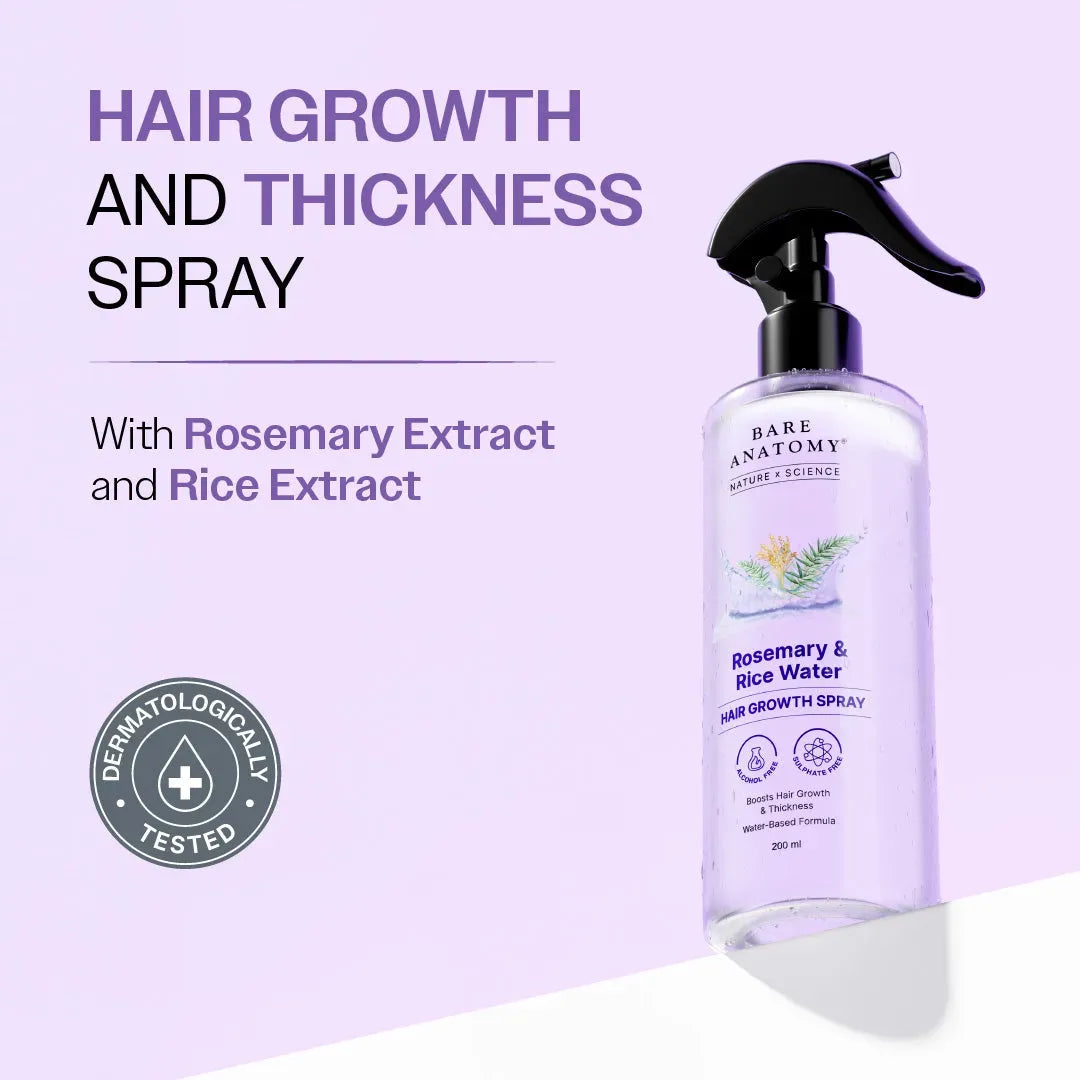 Rosemary & Rice Water Hair Growth Spray - Buy 1 Get 1 FREE