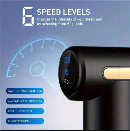 Smart Muscle Massage Gun – Deep Tissue Massager for Instant Pain Relief