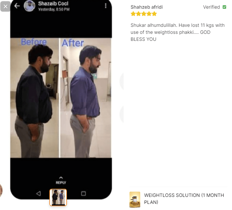 Weightloss Solution By Dr. Rubina (1 Month Plan)